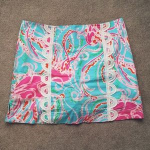 Lilly Pulitzer Jellies Be Jammin Marigold Skort